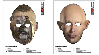 Broken Game Faces Inspire Awesome Halloween Masks